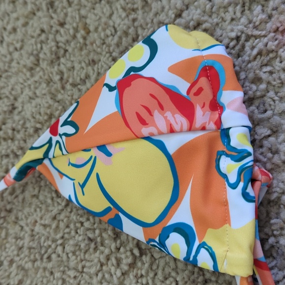 Women's Medium Floral Triangle bikini Top - Picture 3 of 6